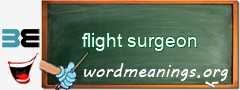 WordMeaning blackboard for flight surgeon